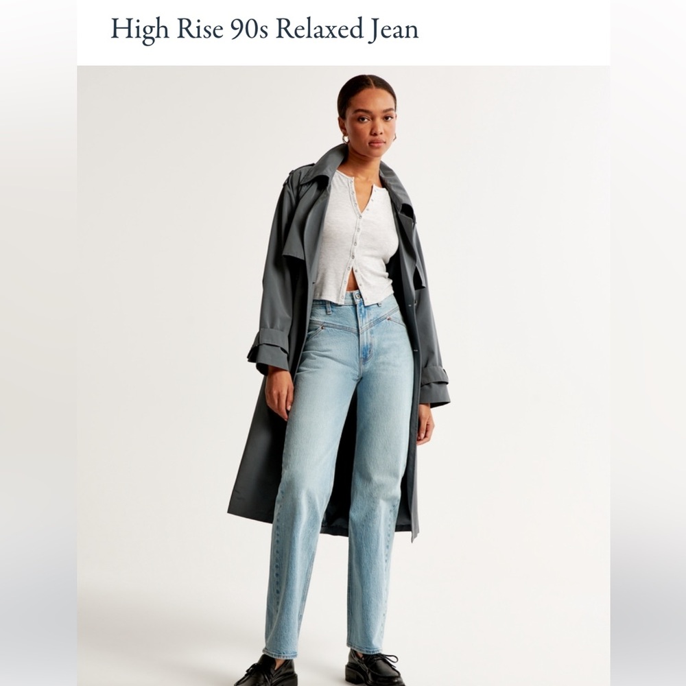 Abercrombie & Fitch 90s Relaxed high rise, size 4/27 regular